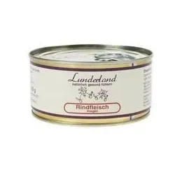 Lunderland Dose 300g Hundenassfutter 6 x 300 Gramm Rindfleisch mager