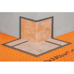 Schlüter Systems KERDI-KERECK Abdichtung Außenecke, Zuschnitt für rechtwinklige und nicht rechtwinklige Eckausprägungen Höhe: 0,1 mm