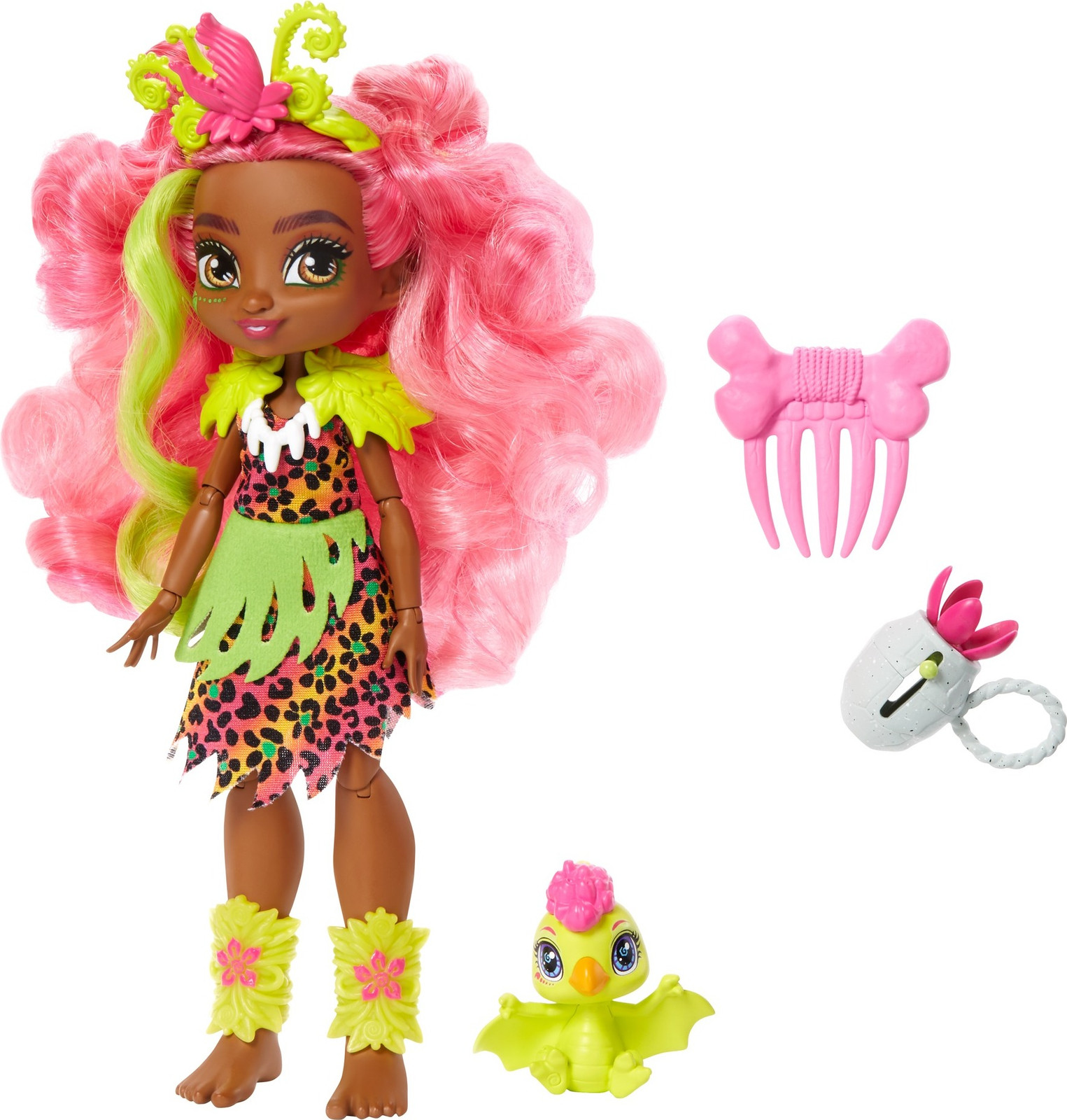 Cave Club Fernessa pop met huisdier-dinosaurus, 25 cm