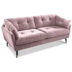 BOOOM Sofa Japan Stoff Violett Flieder 2-Sitzer