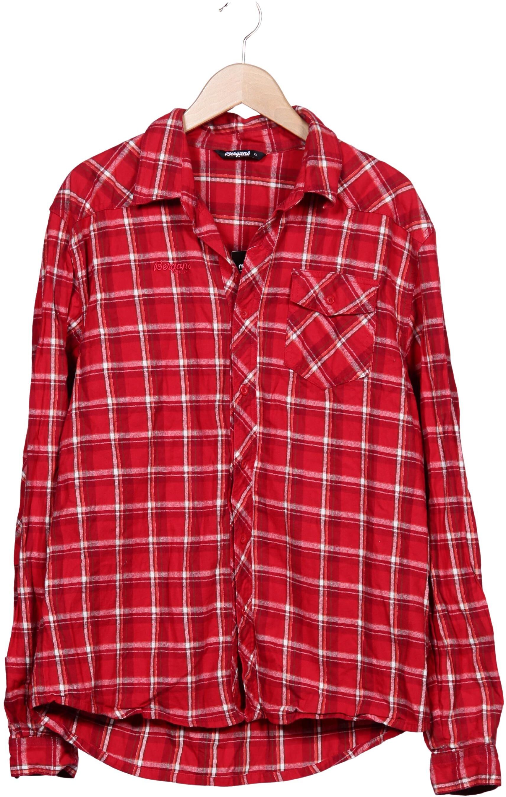 Bergans of Norway Herren Hemd, Rot, Gr. XL, Baumwolle - Second Hand
