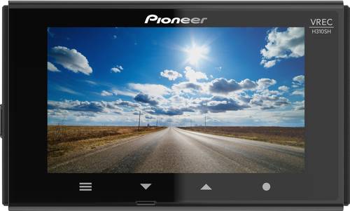 Pioneer VREC-H310SH Dashcam mit GPS Blickwinkel horizontal max.=112° 12V Automatischer Start, Display, WLAN