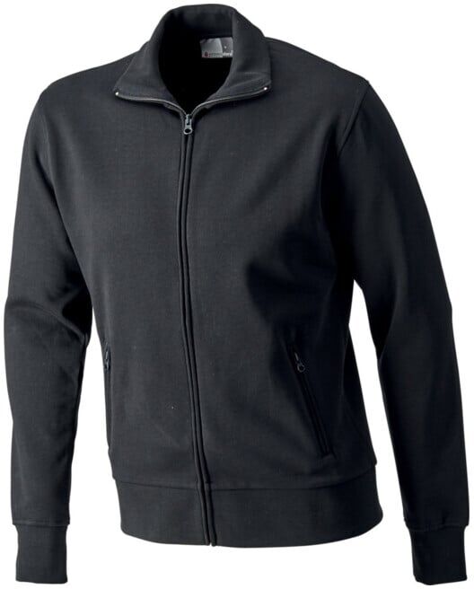 Veste en sweat p. hommes taille XXL noir 100 % CO Promodoro (5290F-XXL-9D)