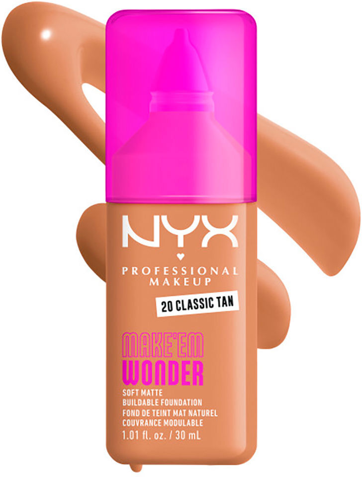 Nyx Professional Make Up MAKE’EM Wonder foundation #20-Classic Tan