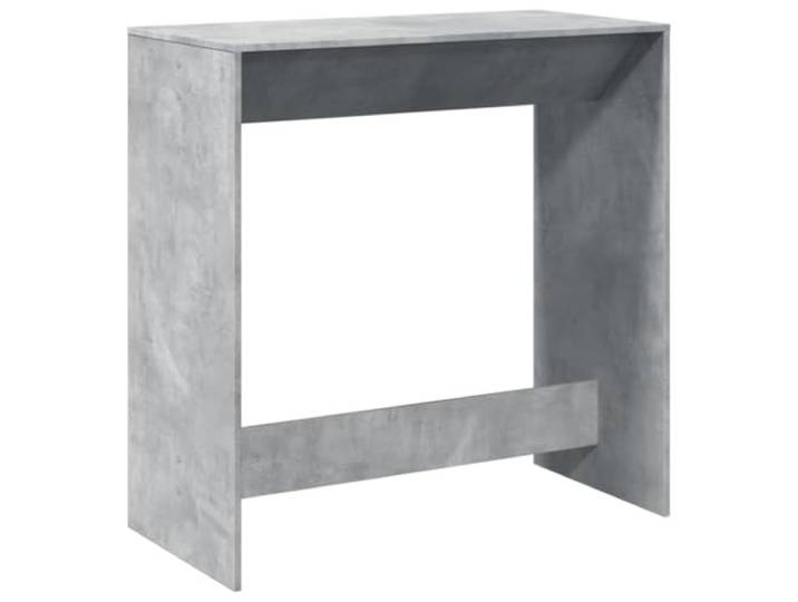 HBBMGYD Bartisch, Betongrau, 102 x 50 x 103,5 cm, Holz Stehtisch, Holz, glatte Oberfläche, einfache Pflege, Küche, Wohnzimmer, Esszimmer, Wandmontage