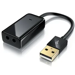 Aplic Soundkarte Virtual 7.1 Surround, USB mini extern, Dynamic 3D Surround, 3,5mm Eingang, 3,5mm Ausgang