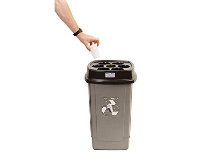 Jantex T414 Beca Abfalleimer, Grau