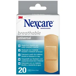 Nexcare Breathable Universal Pflaster 25Mm X 72Mm 20 ST