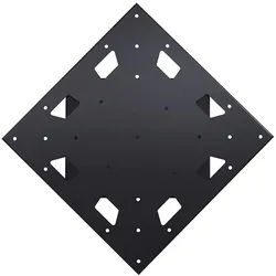 b-tech BT7550 - Drehbare Klapphalterung - Schwarz - 70 kg - 200 x 200,400 x 400 mm - 16 (Wand, 70 kg, 37" - 65"), TV Wandhalterung, Schwarz