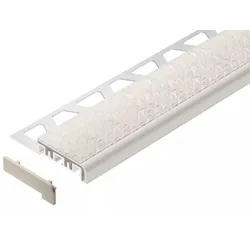 Schlüter Systems TREP-V 42/EK Endkappe Endkappenset: 1x Endkappe links + 1x Endkappe rechts PVC (Polyvinylchlorid) SP - Softpfirsich