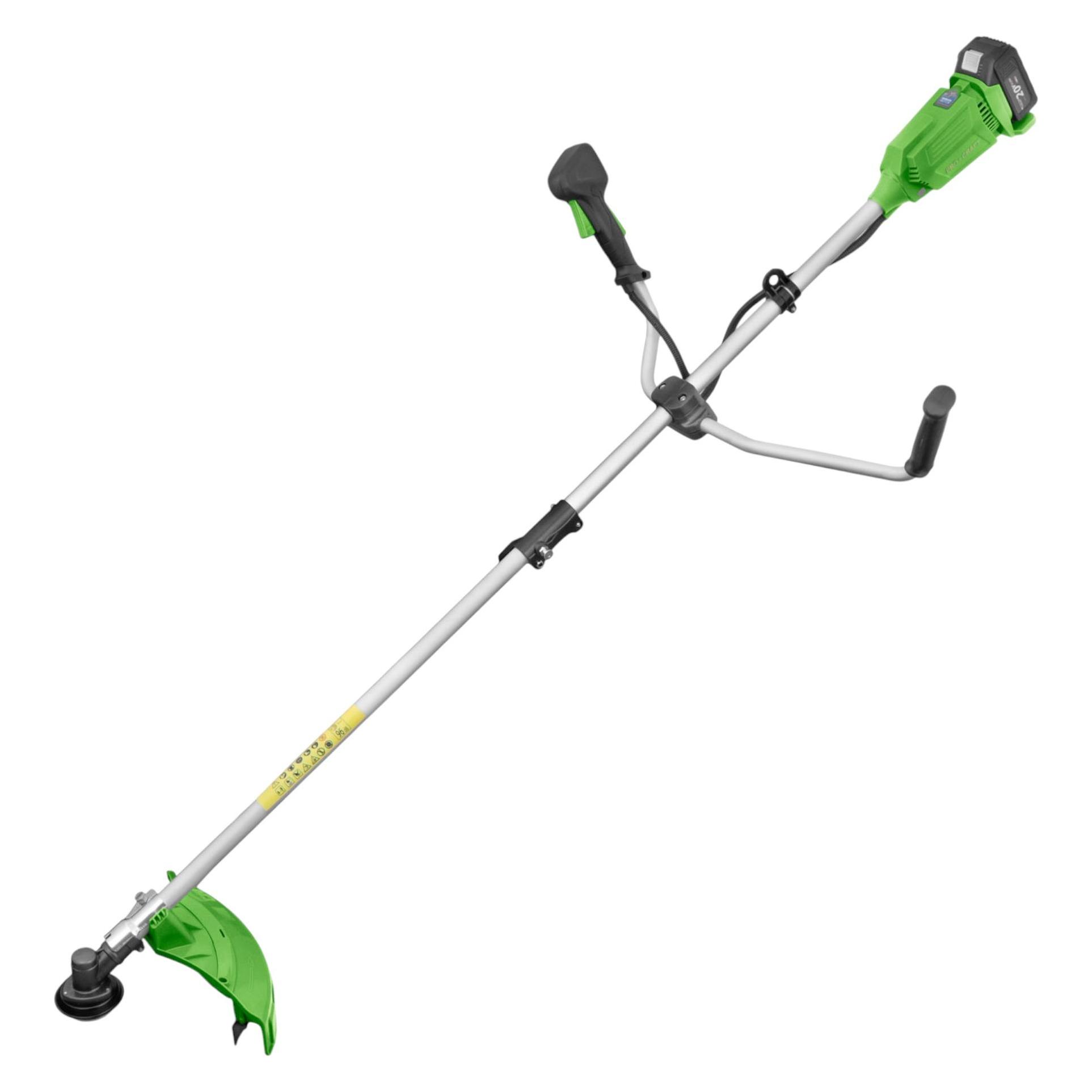 Procraft ATA-20BS Akku Freischneider 20 V 420 mm Brushless + 1x Akku 4,0 Ah + Ladegerät (Metallschneideblatt, Trimmfaden) (ATA-20BS)