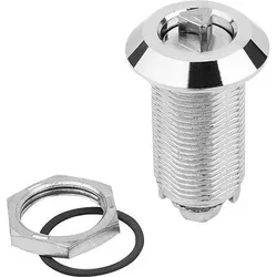 DREHRIEGEL LANGE AUSFÜHRUNG, MIT DREIKANT 7MM, H=40, ZINK VERCHROMT