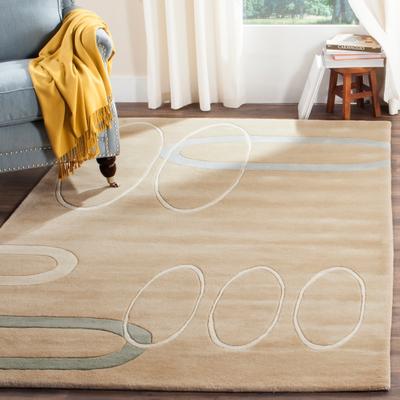 SAFAVIEH Handmade Soho Fahira Ellipses Wool Rug