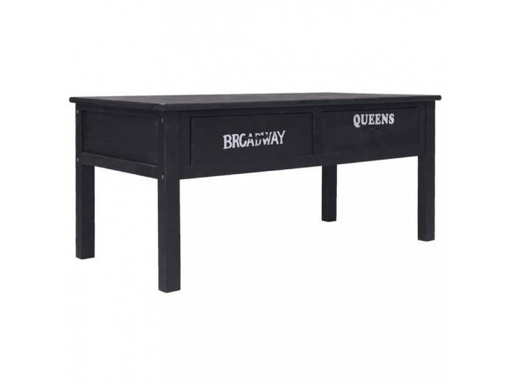 Table basse Noir 100 x 50 x 45 cm Bois - Contemporain - Design