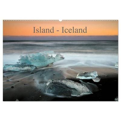 Island - Iceland (Wandkalender 2027 DIN A2 quer), CALVENDO Monatskalender