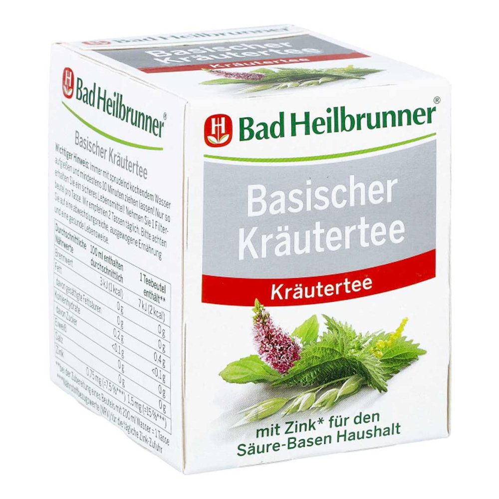 Bad Heilbrunner Naturheilm.GmbH&Co.KG Bad Heilbrunner Basischer Kräutertee Filterbeutel 18122525