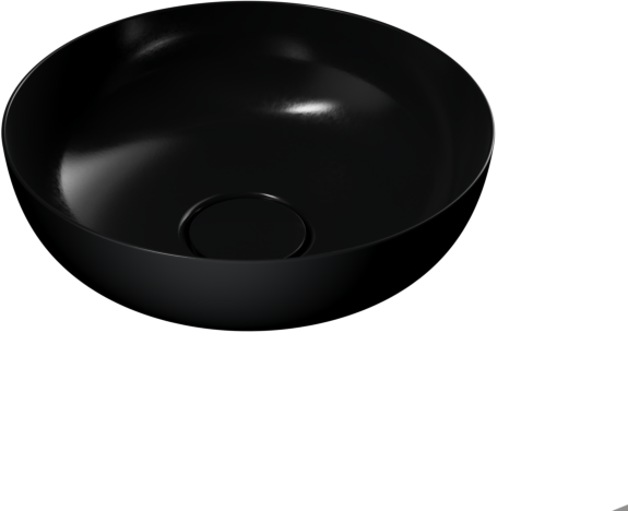 Kaldewei Waschtischschale Miena Mod.3193, 911406003701 Durchmesser 310mm, schwarz, Perl-Effekt