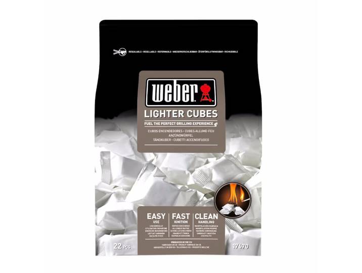 Weber Anzündwürfel – Weber Holzkohle/Briketts/Grill Anzünder – braun