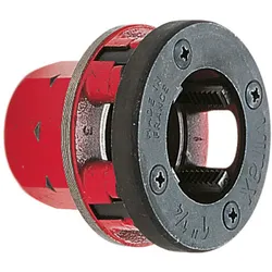 Virax, Gewindeschneider + Gewindebohrer, Schneidkluppen Kopf mit Kmmen 1/4"