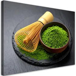 LEINWANDBILD Japanischer Matcha-Tee 90x60cm