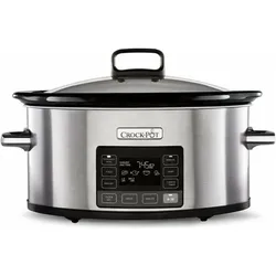 Crockpot Time Select, Dampfgarer + Reiskocher, Silber