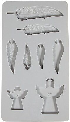 Silikon Gießform "Engel & Flügel"