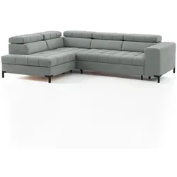 Exxpo by Gala Ecksofa mit Funktion Bocco Stoff Silver