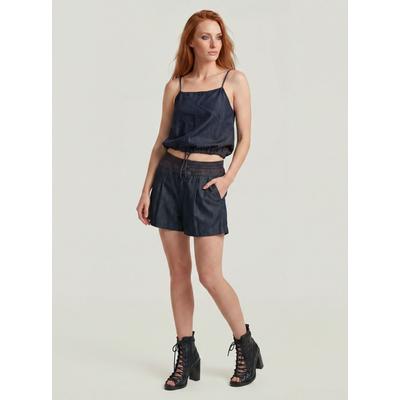 Chinoshorts G-STAR "Lightweight Relaxed Shorts", Damen, Gr. 28, rinsed, Obermaterial: 100% Lyocell, Hosen Chinoshorts