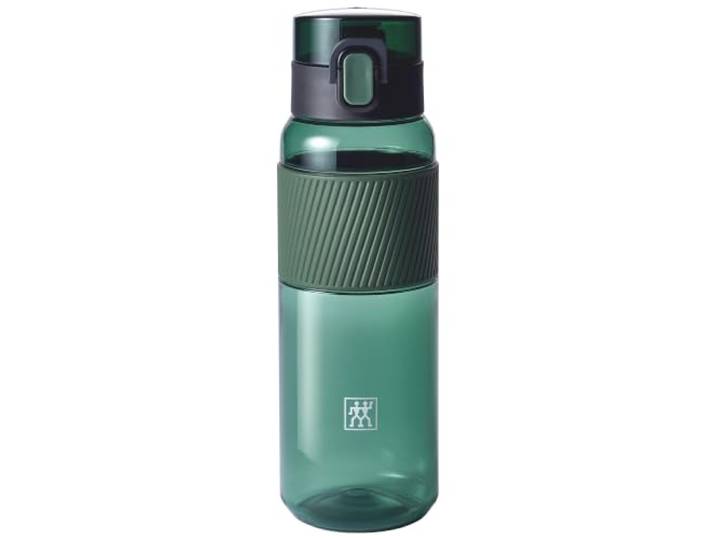 ZWILLING Trinkflasche 680 ml, Auslaufsicher, Fruchtsieb, Dunkel-Grün