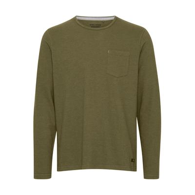 Longsleeve BLEND "Longsleeve BHTee", Herren, Gr. XL, grün (cypress), Obermaterial: 60% Baumwolle CO. 40% Polyester PES., Shirts