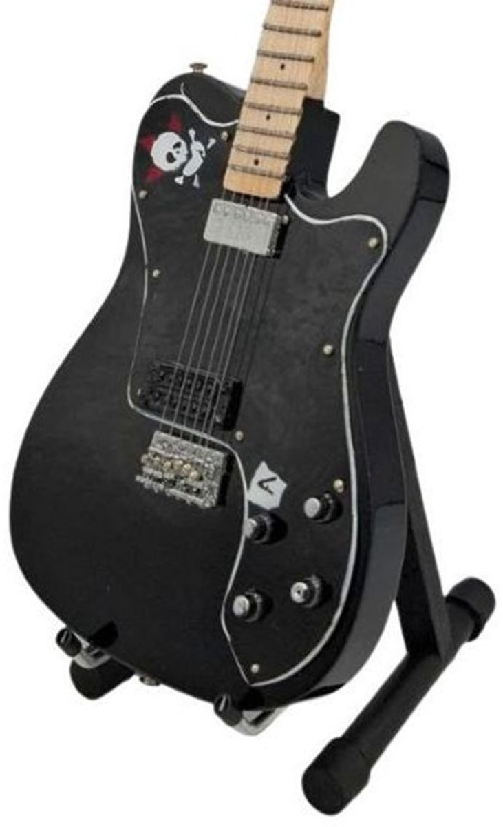 Miniatuur replica Fender Telecaster gitaar Billie Joe Armstrong Green Day