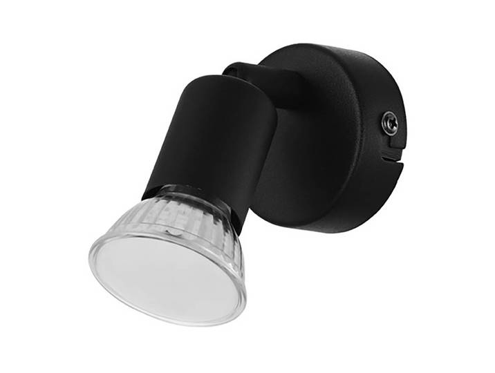 Plafonnier Buzz Ø 6cm Noir 1 Matériau : Métal Surface en métal : Laqué Type de métal : Acier LED GU10