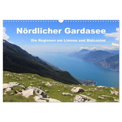 Nördlicher Gardasee - Die Regionen um Limone und Malcesine (Wandkalender 2027 DIN A3 quer), CALVENDO Monatskalender