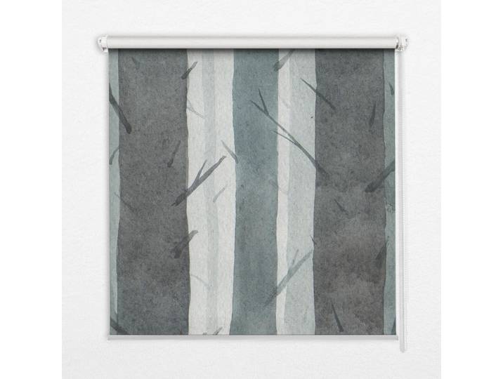 Tulup Rollo Lichtdurchlässig 120x180 cm Bäume, Grau, 120x180 cm, Heimtextilien, Vorhänge, Rollos