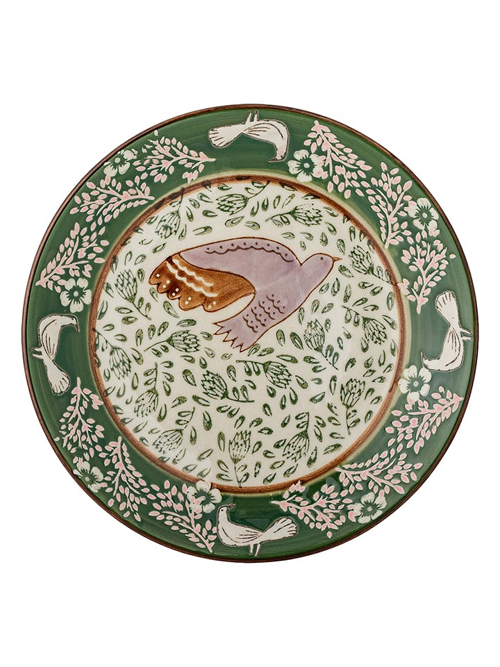Bloomingville Dessertteller "Hezha" in Grün - Ø 16 cm - onesize