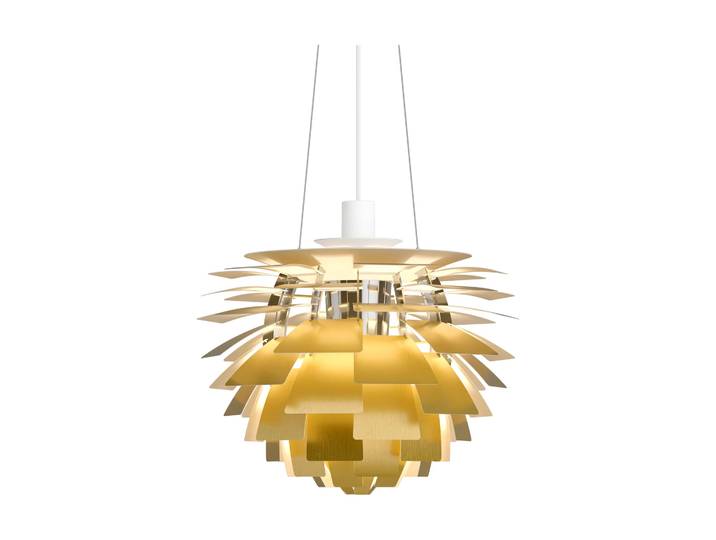 Louis Poulsen PH Artichoke Pendelleuchte LED Messing, Ø48 cm