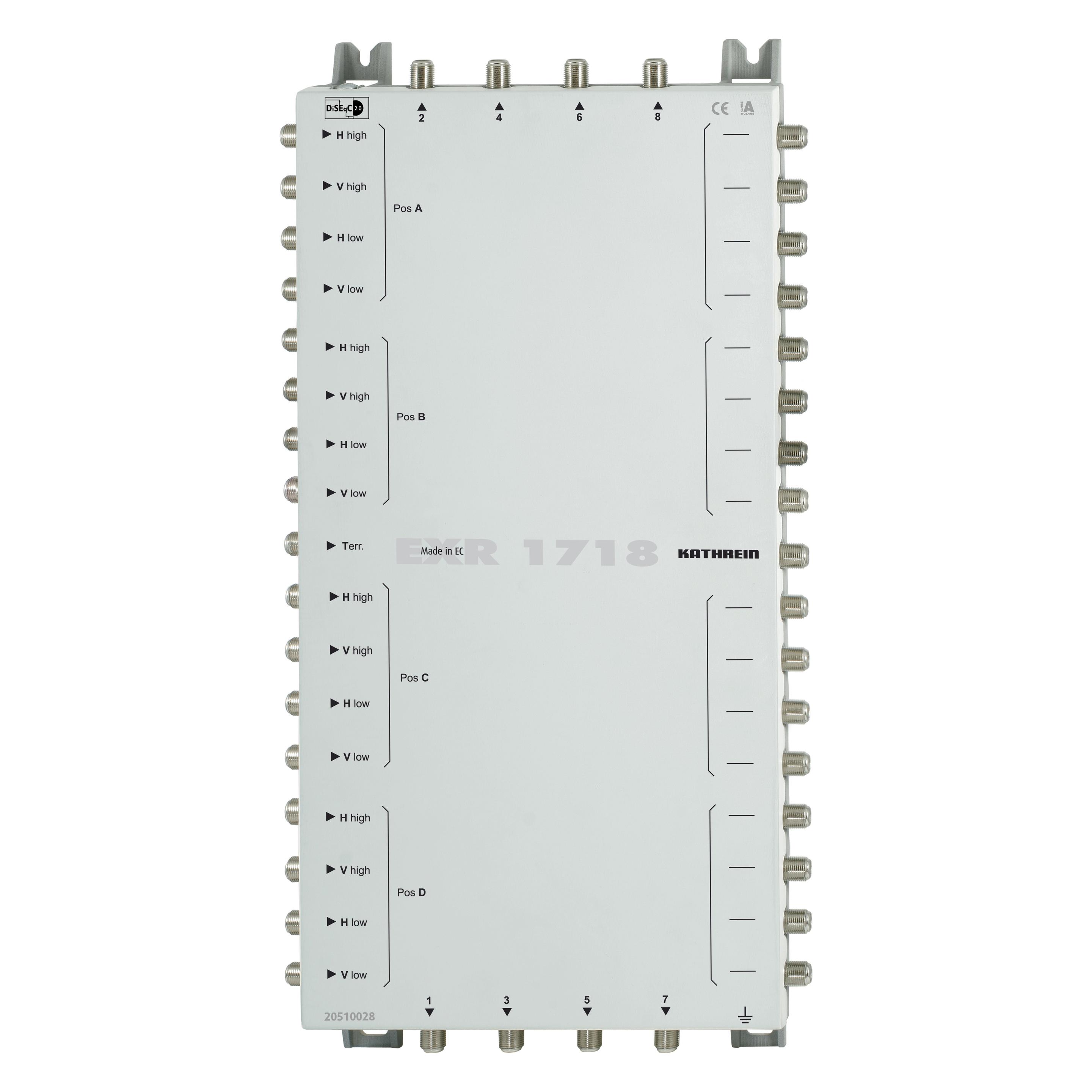 Kathrein EXR 1718 Multischalter für Satellitensignal (Multischalter) (20510028)