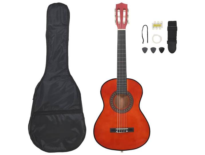 vidaXL 8-tlg. Klassische Gitarre Set für Anfänger 1/2 34