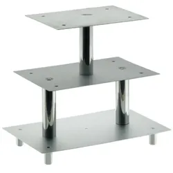 Etagen-Tortenständer 3-stufig aus Aluminium