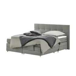 Primo Motor-Boxspringbett  Manolo ¦ grau ¦ Maße (cm): B: 202 H: 112