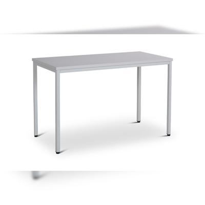 CEHA Besprechung- und Mehrzwecktisch 140 x 70 cm mit Gestell in lichtgrau und Dekor lichtgrau