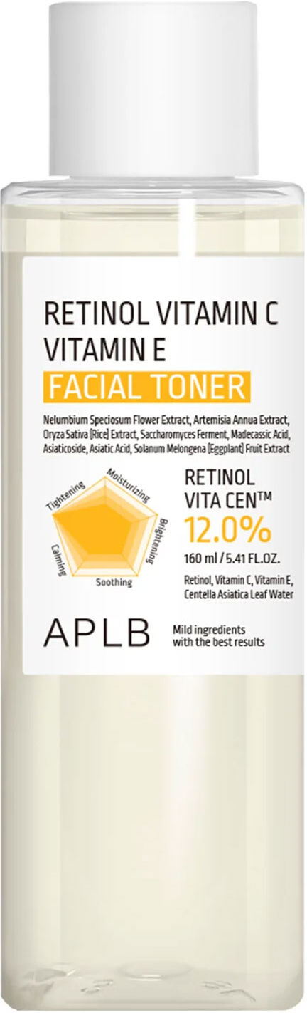 APLB Retinol Vitamin C & E Facial Toner 160ml