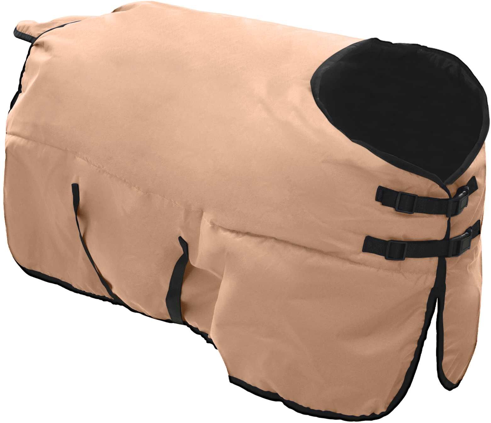 vidaXL Couverture Équine Cappuccino 145 cm Polyester