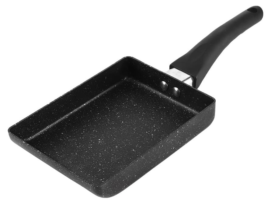 Dripio Japanse omeletpan, rechthoekig, zwart, 13,5 x 18,5 cm