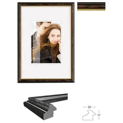 Walther Bilderrahmen Smell Kunststoff Nussbaum / 15 x 20