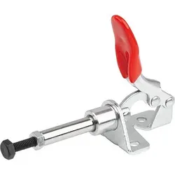 SCHUBSTANGENSPANNER, MIT KONSOLE, MINI, F2=500, STAHL VERZINKT, KOMP:KUNSTSTOFF ROT