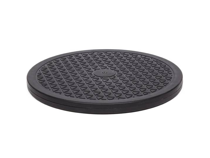 Multifunktionale Drehplatte, bis 100 kg, schwarz, Ø 25 cm
