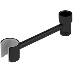 Neuesbad Wand Halterung für Handbrause für Wannenarmatur, beweglich, Schwarz NB1DEANBN21U1