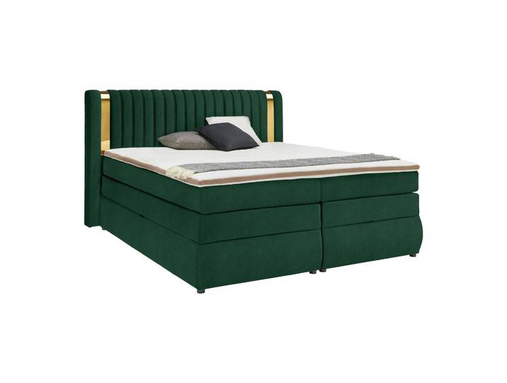 Boxspringbett 160/200 cm Waldgrün