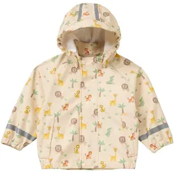 Bornino Lieblinge Regenjacke mit abnehmbarer Kapuze, beige | mehrfarbig, 74